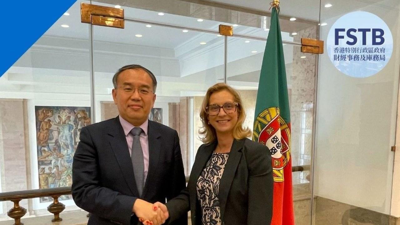 許正宇：香港明年起從葡萄牙的「稅務黑名單」剔除。（財庫局圖片）