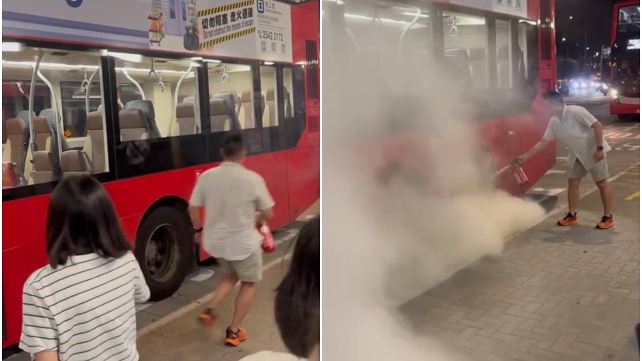 好人好事｜巴士車軚著火 英勇男衝入煙霧滅火