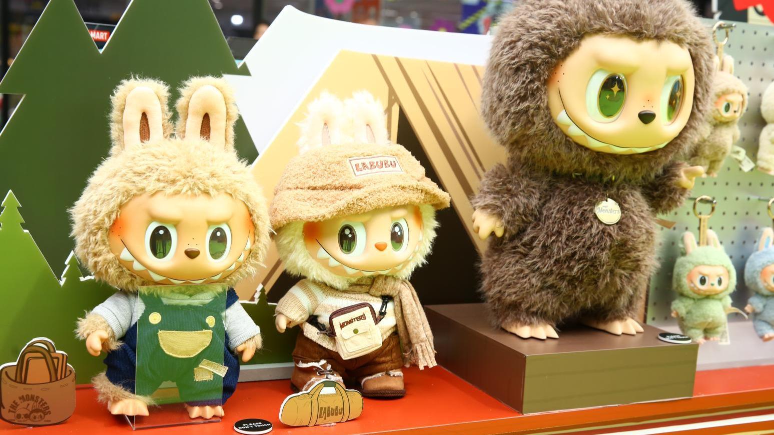 Labubu。（圖／新華社）