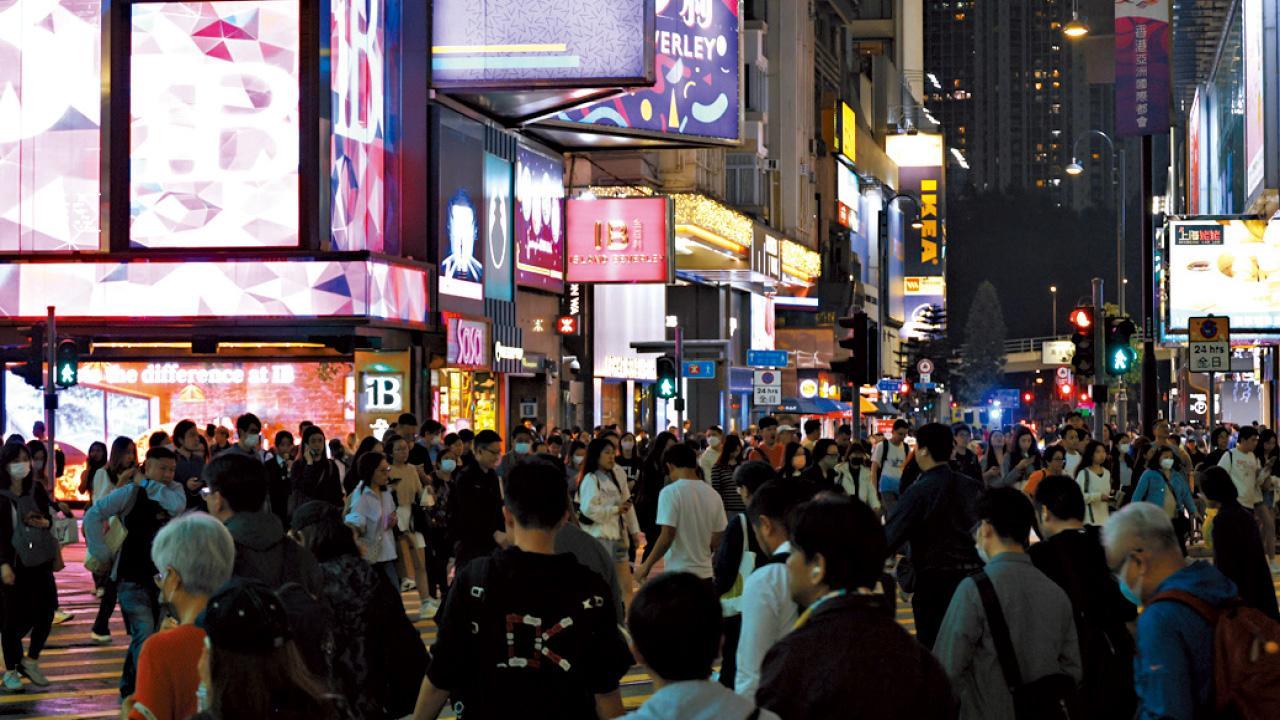 零售市道銷貨額連錄升幅，帶動商舖租賃價量齊升，租用面積亦按年有所增加。(資料圖片)