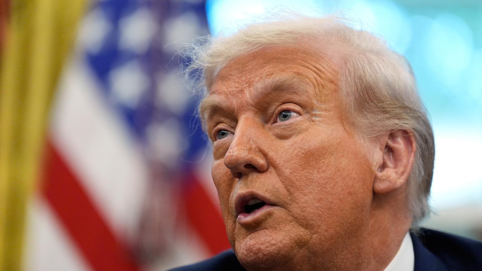 特朗普表態稱不允許以色列吞併約旦河西岸。（圖／美聯社）