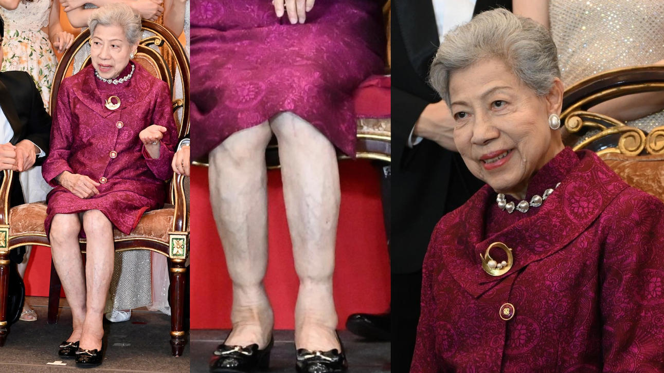 金式森林｜90歲羅蘭撐住柺仗宣傳 雙腳現異樣令人擔心