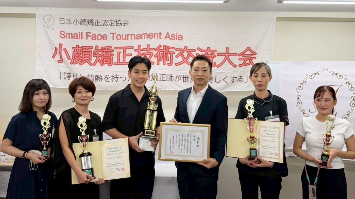 李日朗赴東京比賽 打敗全球30位高手 奪日式小顏術冠軍