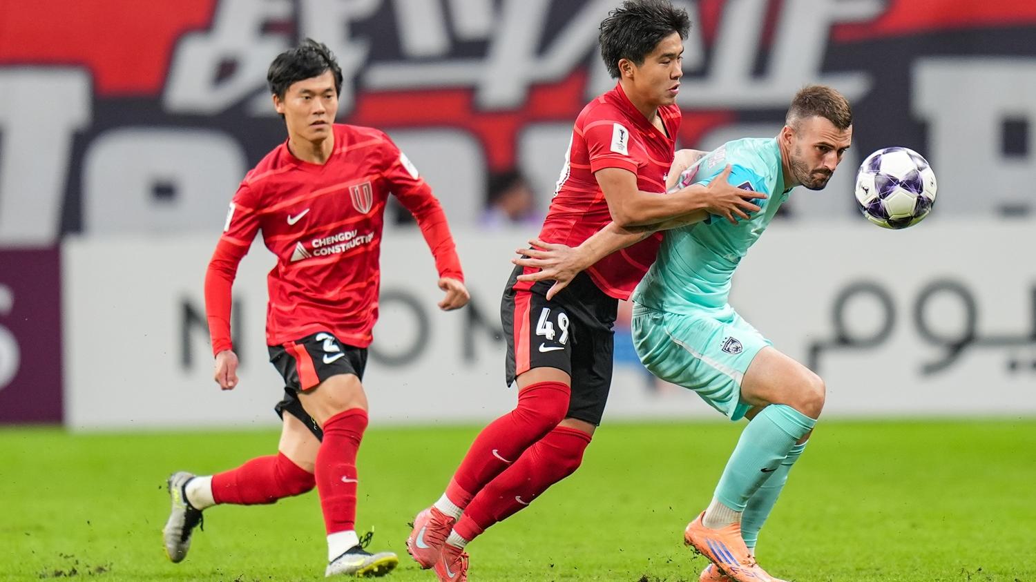 馬來西亞柔佛作客輕取成都蓉城。(新華社)