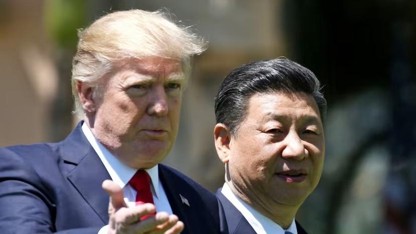 習特會據報或於釜山金海機場進行，特朗普：料能與中國達成貿易協議。(2017年4月7日。Reuters)