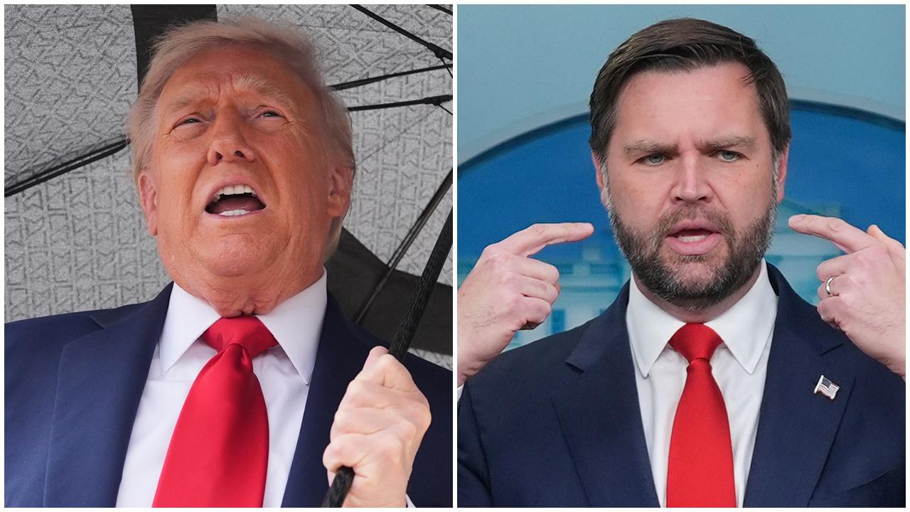 特朗普：美國希望幫助而非傷害中國，萬斯：美國手上的牌比中國多。(AP)