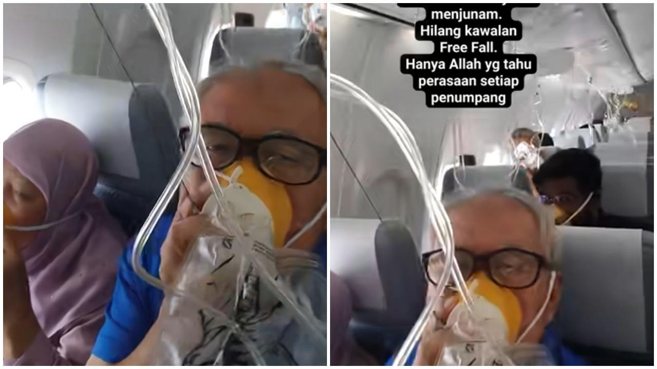 機艙失壓驚魂，乘客絕望拍片為「生命最後記錄」。(FB)