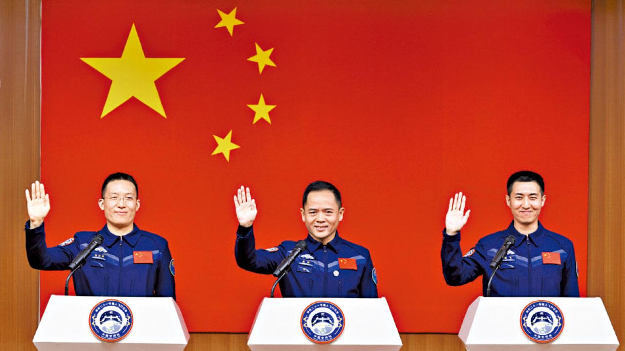 神舟二十一號飛船今升空 張陸 武飛 張洪章 涵蓋3種航天員類型