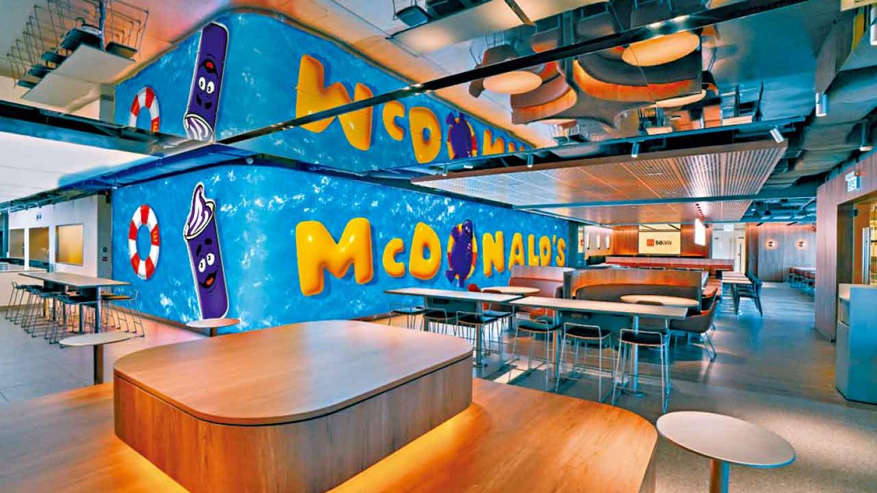 麥當勞金鐘旗艦店化身滑嘟嘟主題店 加$1歎滑嘟嘟奶昔