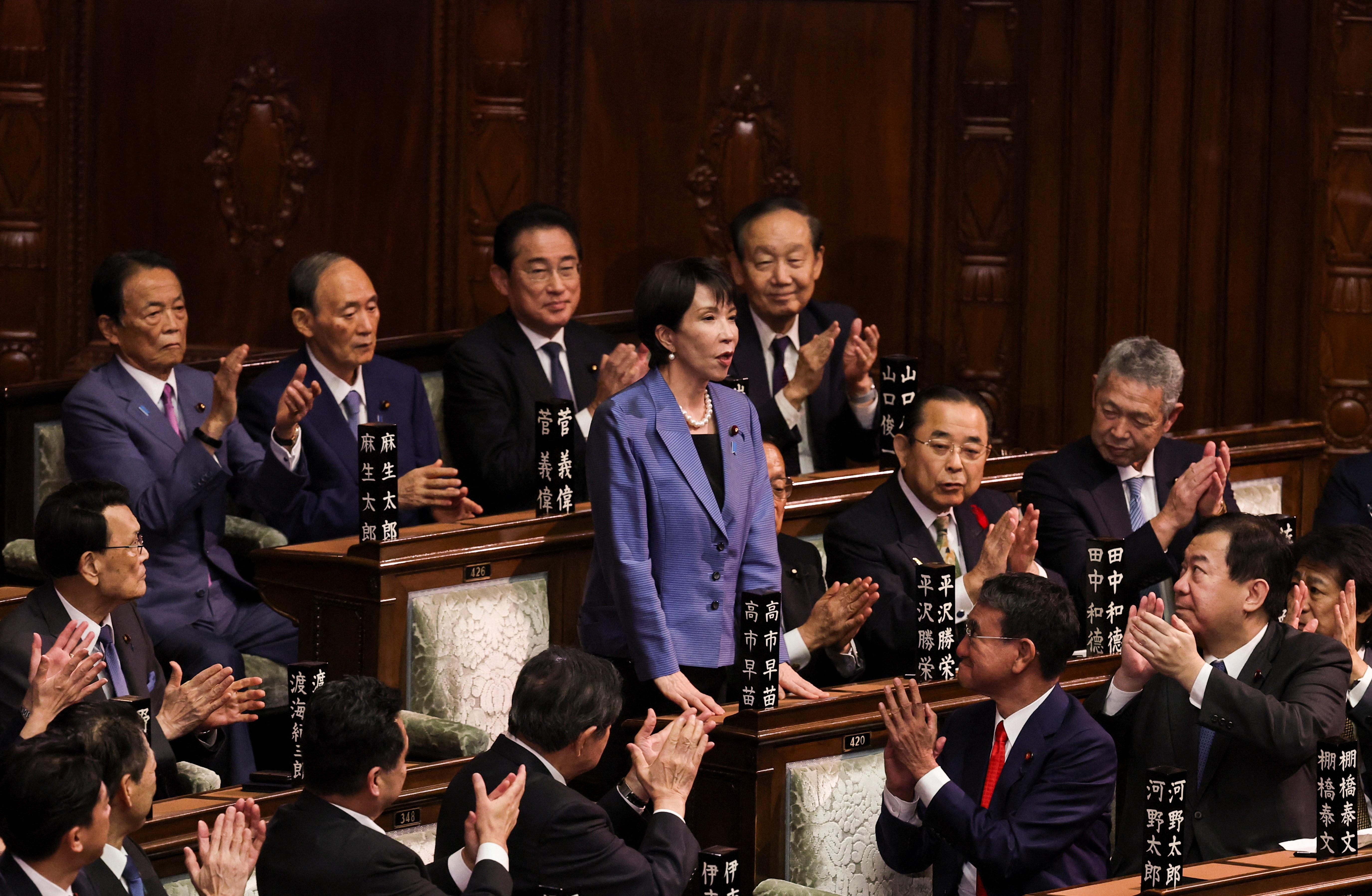 高市早苗當選日本首位女首相  (路透社)