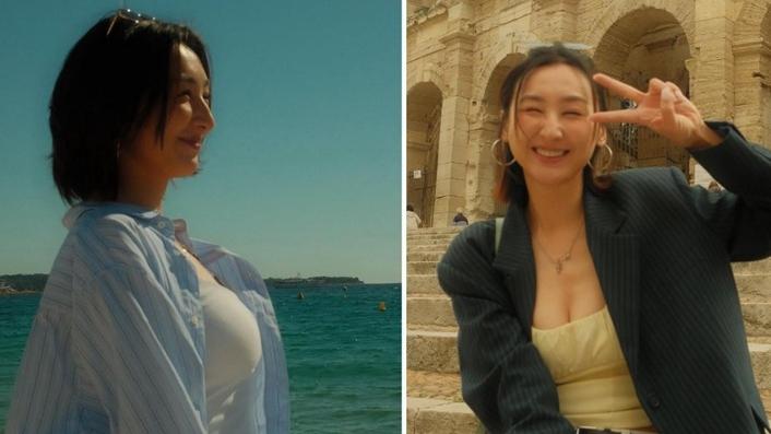 高海寧康城曬日光 裸足嬉水滲出性感