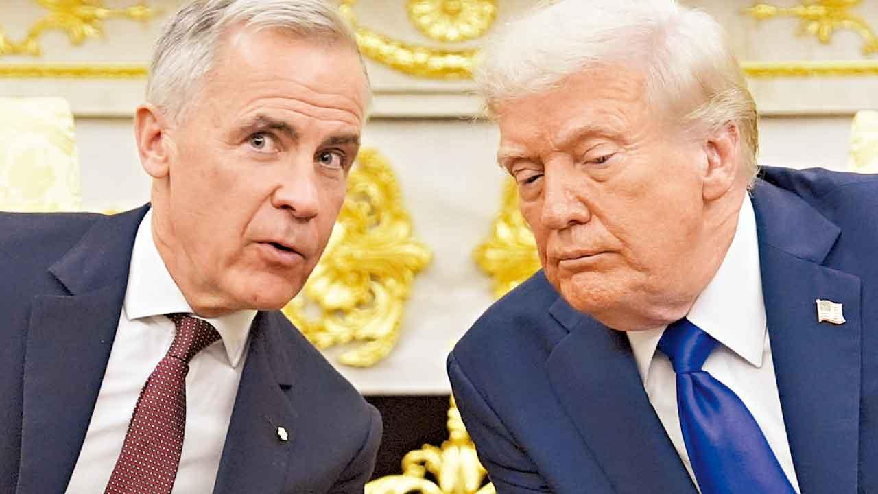 晤加拿大總理卡尼 特朗普笑提：美加合併