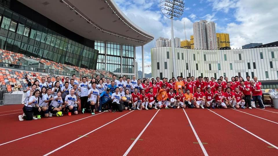 立法會與政府足球隊舉行友誼賽