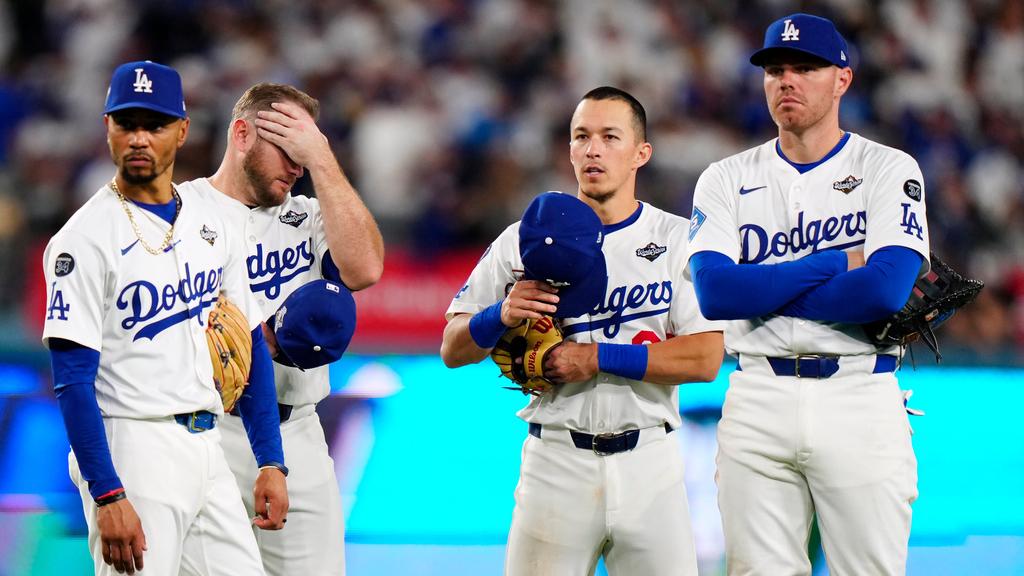 道奇連續兩場主場落敗，場數落後2:3。(美聯社)