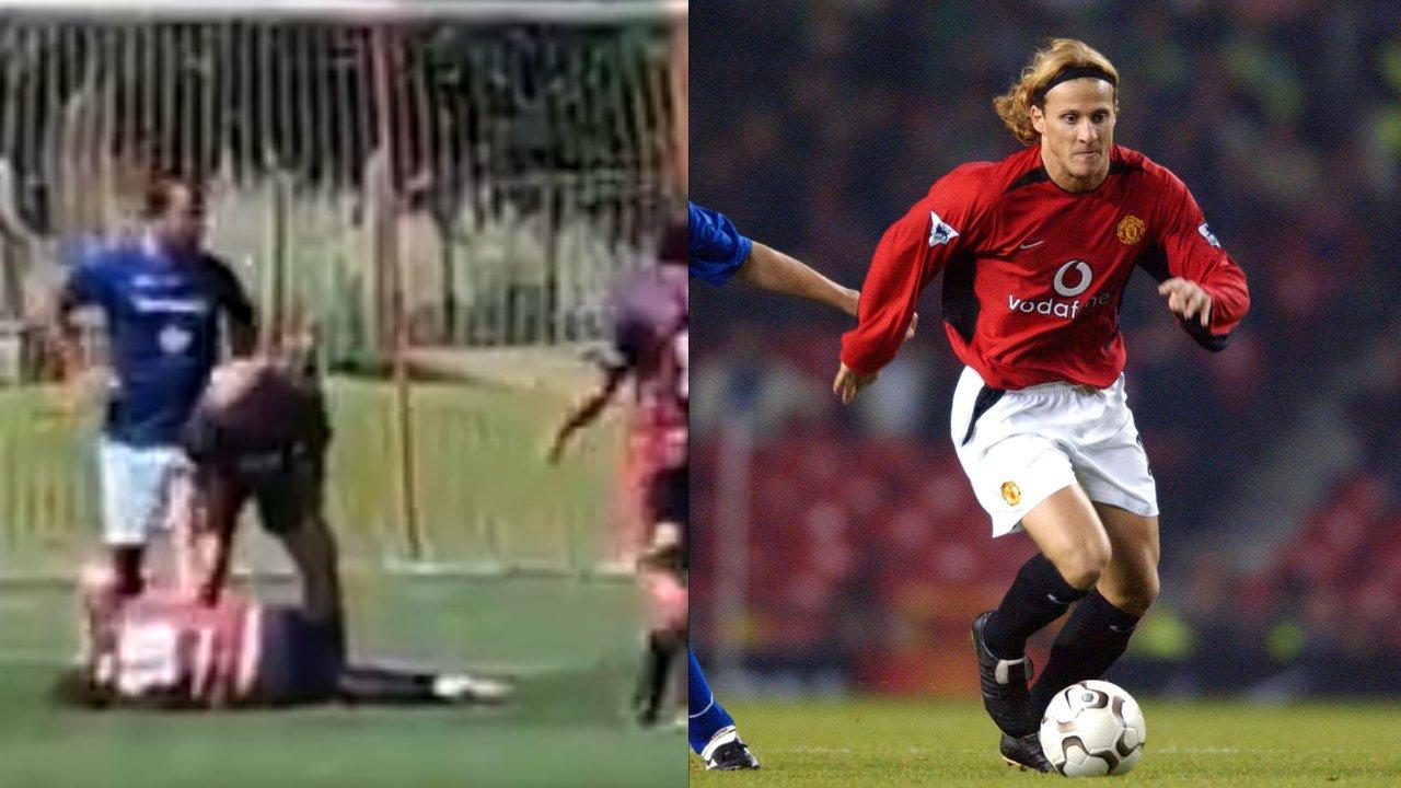 曼聯名宿科蘭（Diego Forlan）踢風流波起腳時重傷　骨折入院