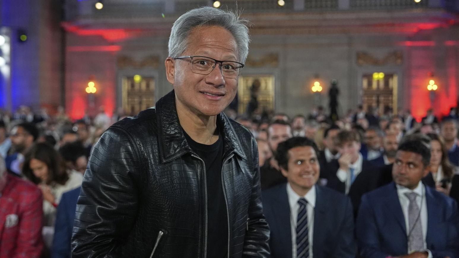 黃仁勳。（圖／美聯社）