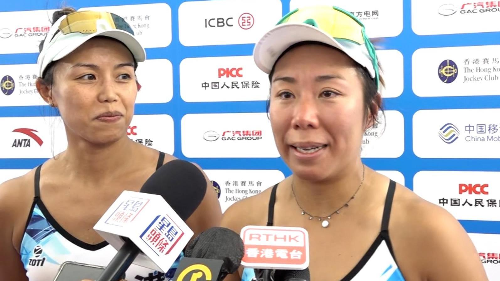 歐陽瑋欣在賽後表示，在香港比賽機會難得，期望努力得分。（港台圖片）