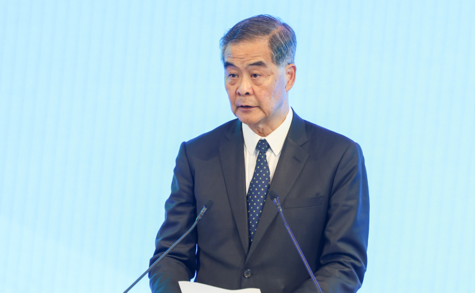 全國政協副主席、前特首梁振英 (中通社資料圖片)