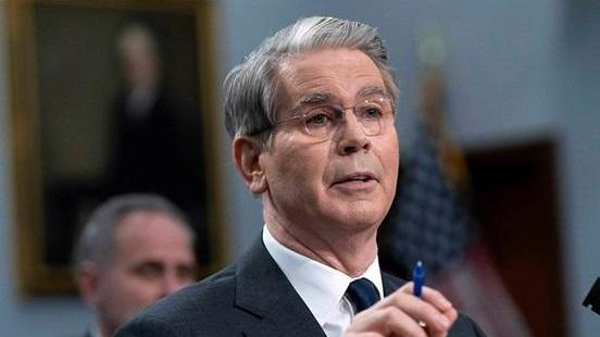 美國財政部長貝森特。（圖／美聯社）