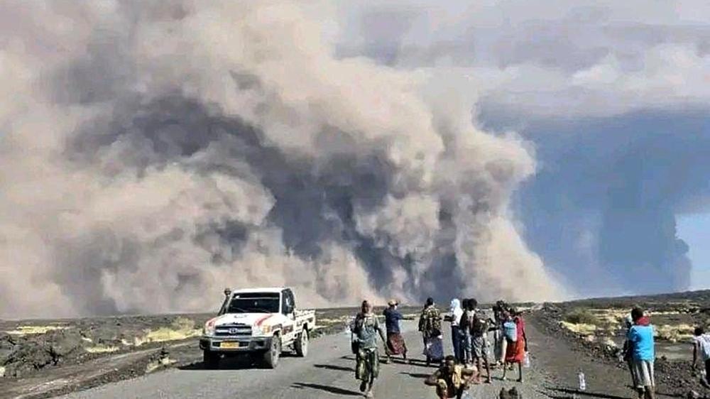 沉睡1萬2千年，埃塞俄比亞火山突然爆發。(AP)