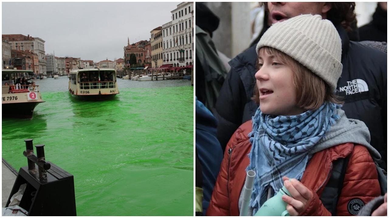 通貝里等人染綠大運河河水，被禁進入威尼斯48小時。(X)