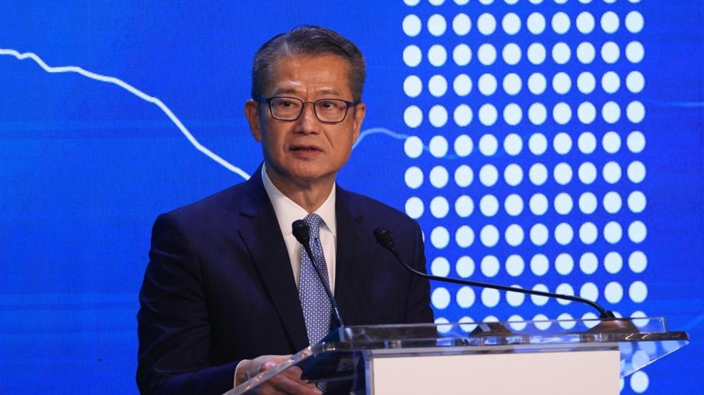 大埔宏福苑五級火，陳茂波提前結束意大利訪問返港。(資料圖片)