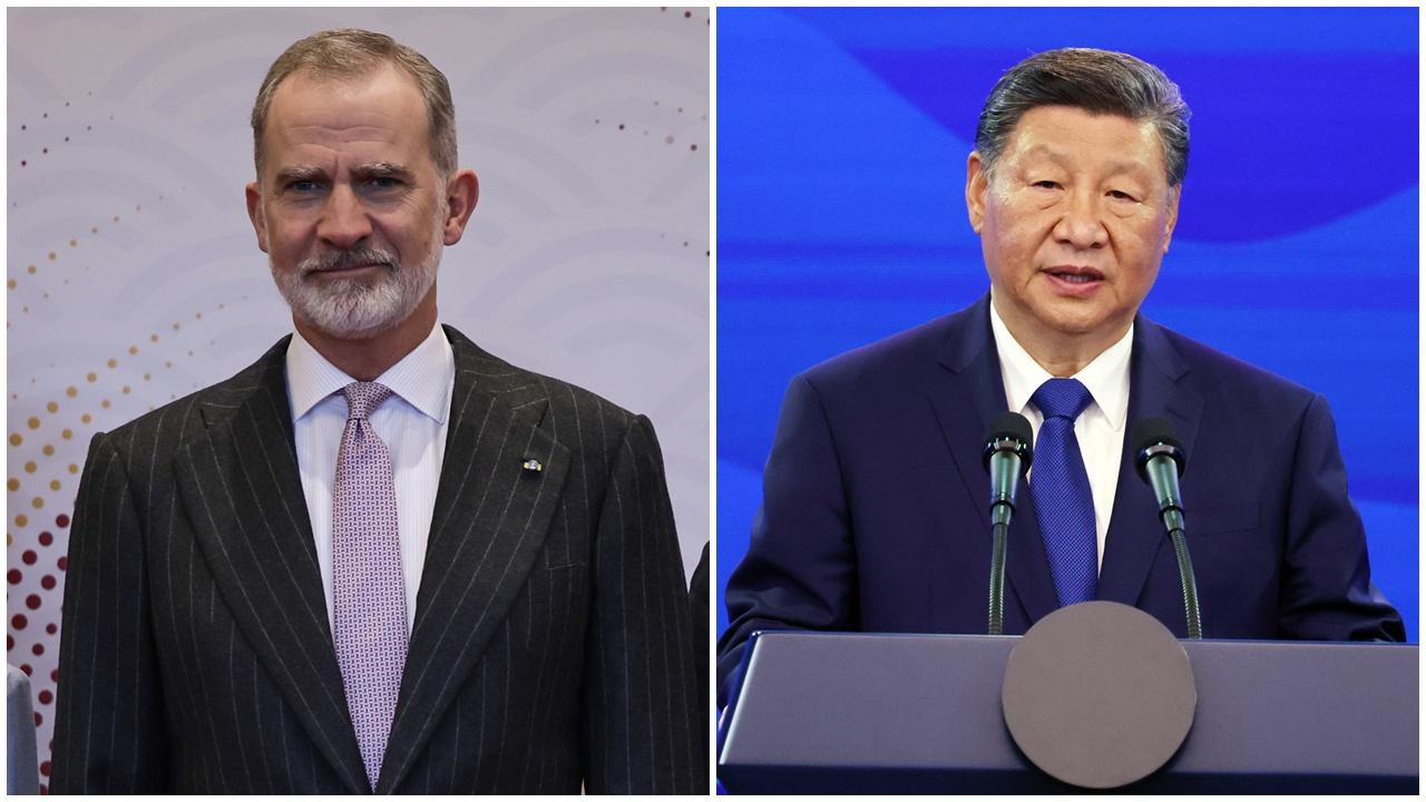 西班牙國王費利佩六世訪華，今日與習近平會晤。