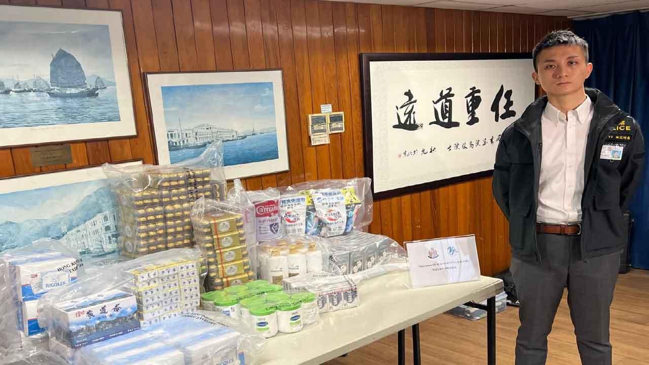 警破店舖盜竊集團拘3非華裔賊人 4藥房職員涉接贓同被捕
