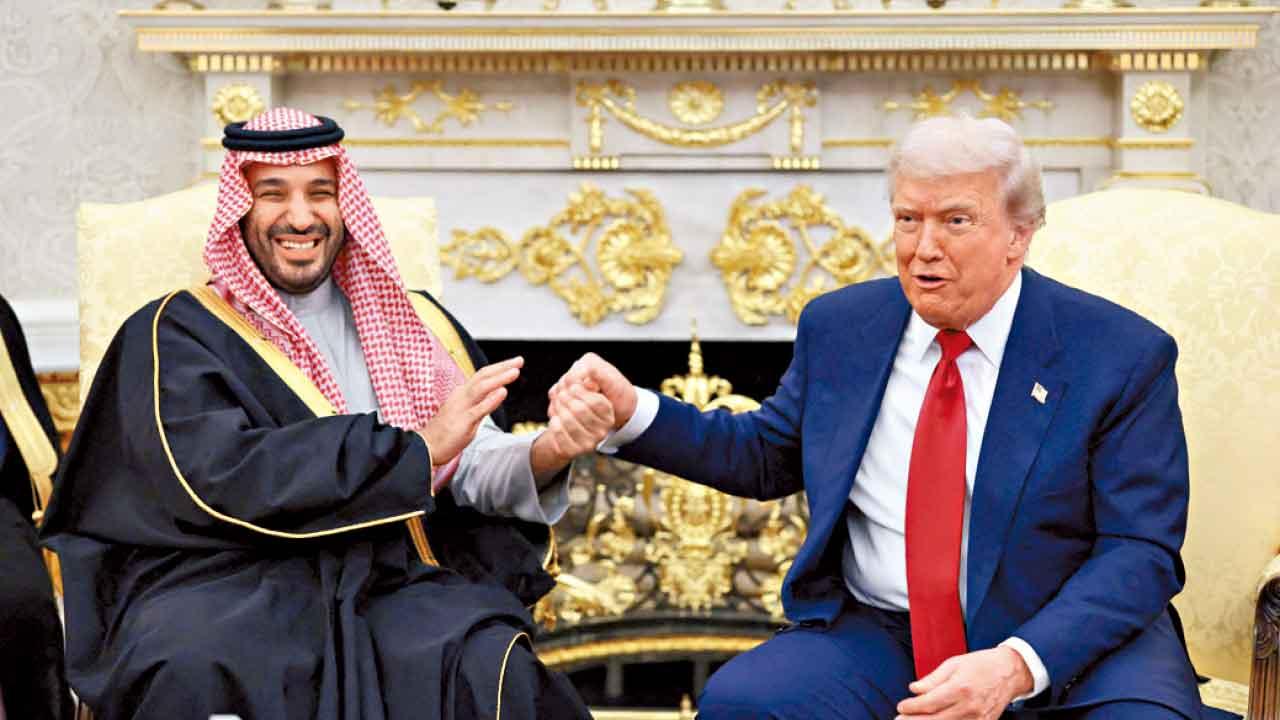 特朗普接見王儲穆罕默德 沙特定為主要非北約盟友