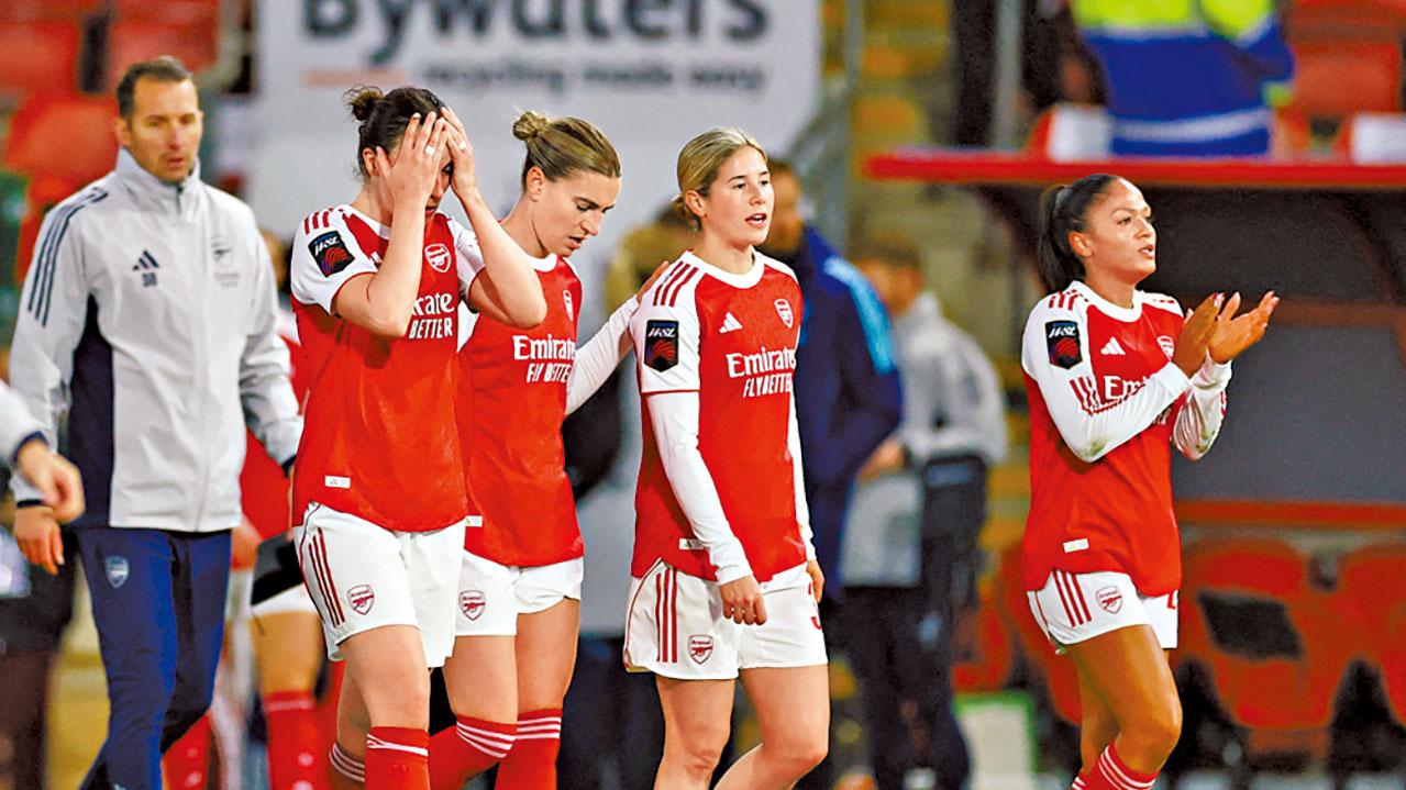 女子歐聯｜防線兩主力缺陣 阿仙奴女足低迷難殺「馬」