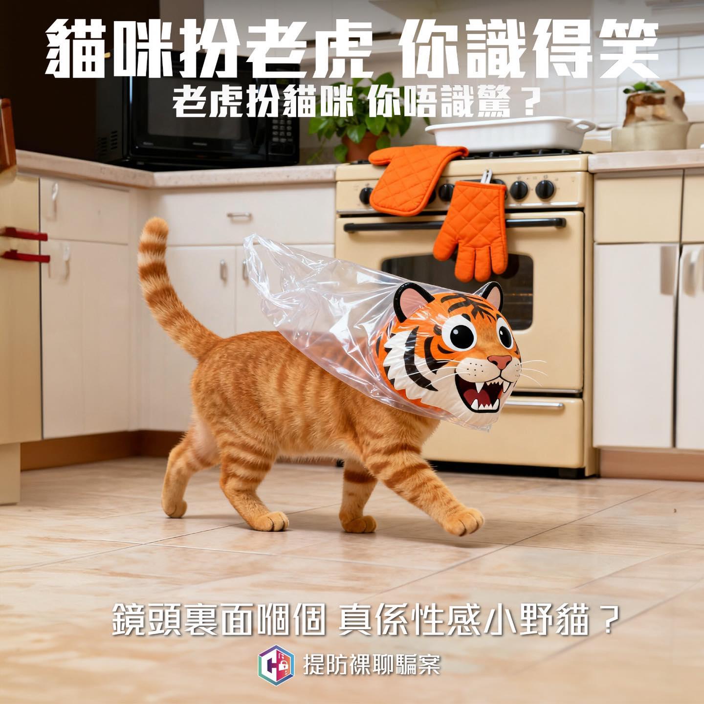 性感女實為油膩大叔，11月近50人墮祼聊騙案最細11歲。(守網者Facebook)