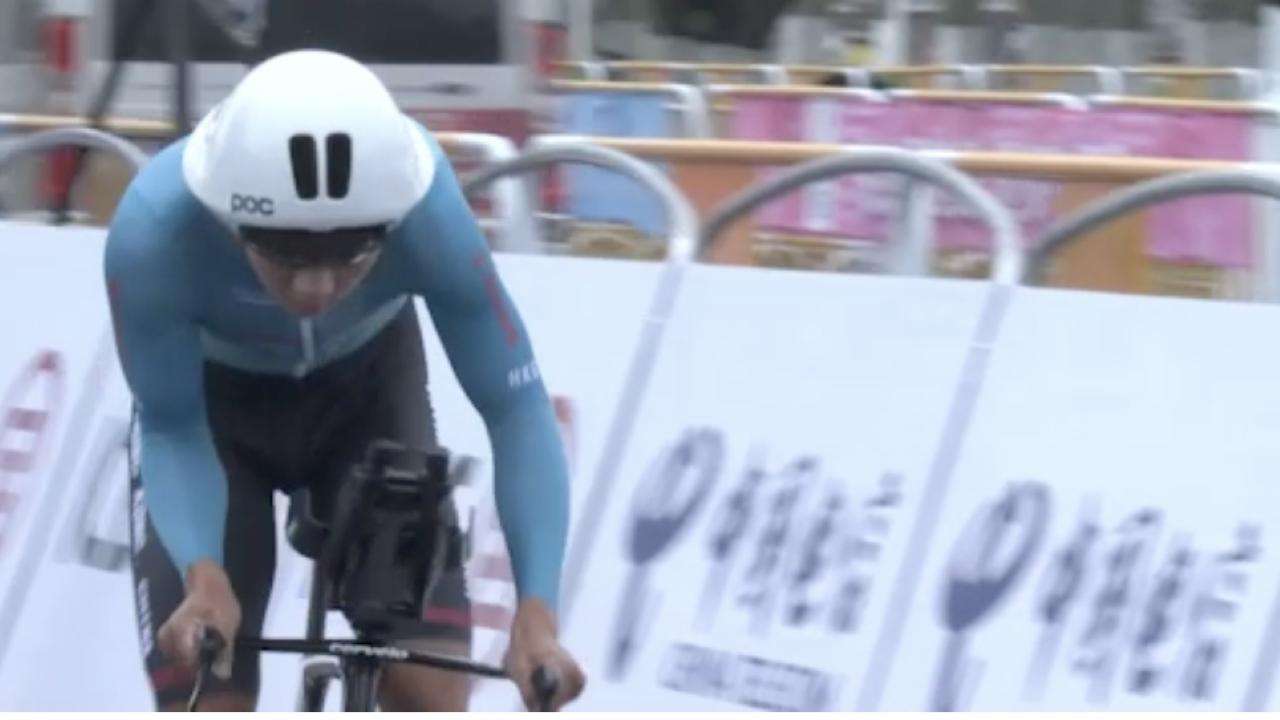 全運會｜伍柏亨公路單車個人計時賽梗頸四