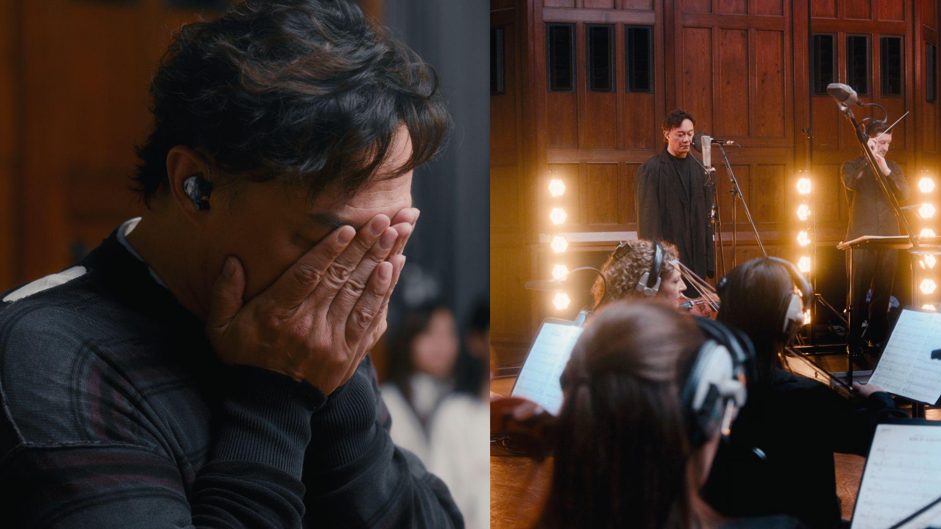 陳奕迅倫敦灌錄《K歌之王》管弦樂版 25年後重逢經典淚崩錄音室