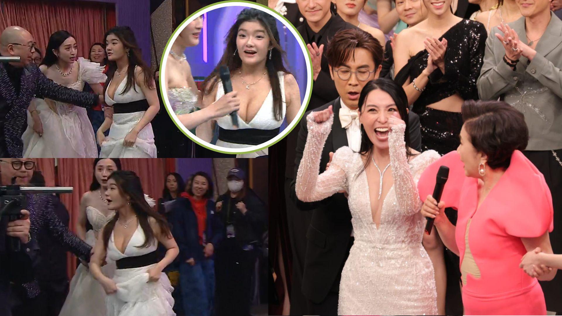 TVB台慶2025｜《聲秀》陳卓怡騷澎湃上圍拋胸領獎 陳煒贏壓軸大獎獲50萬免找數簽賬額