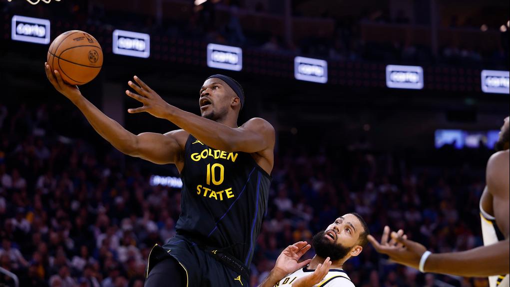 占美畢拿攻入21分，協助勇士114:83大炒溜馬。(美聯社)