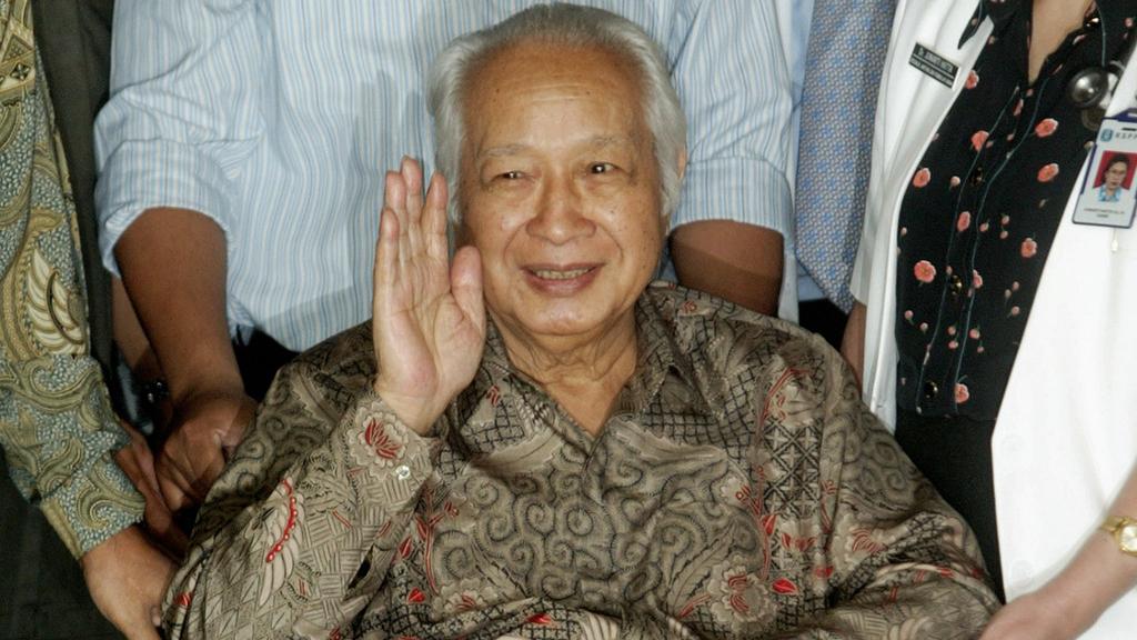 已故前印尼總統蘇哈托。(美聯社)