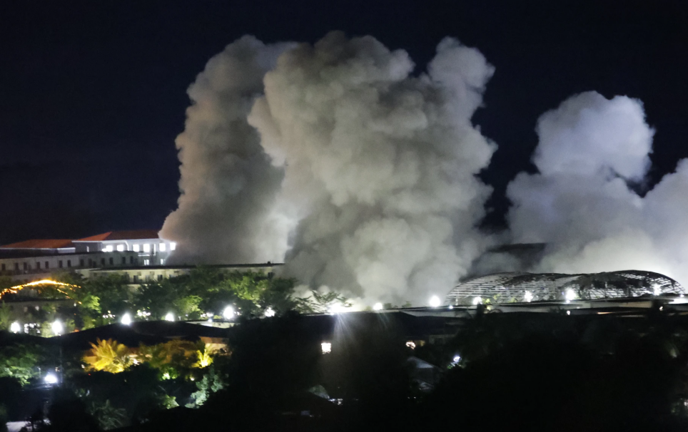 緬甸軍方早前清剿位於妙瓦底的電信詐騙KK園區，大批外籍人員逃入泰國境內(美聯社)