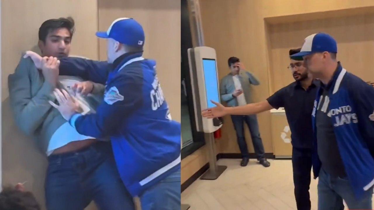 印度裔男子加拿大麥當勞取餐遭醉漢攻擊　經理出手控制場面