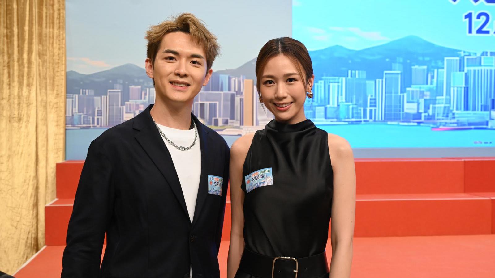 阮浩棕孖何沛珈情侶檔做MC 跟汪明荃拍節目要早過阿姐起身