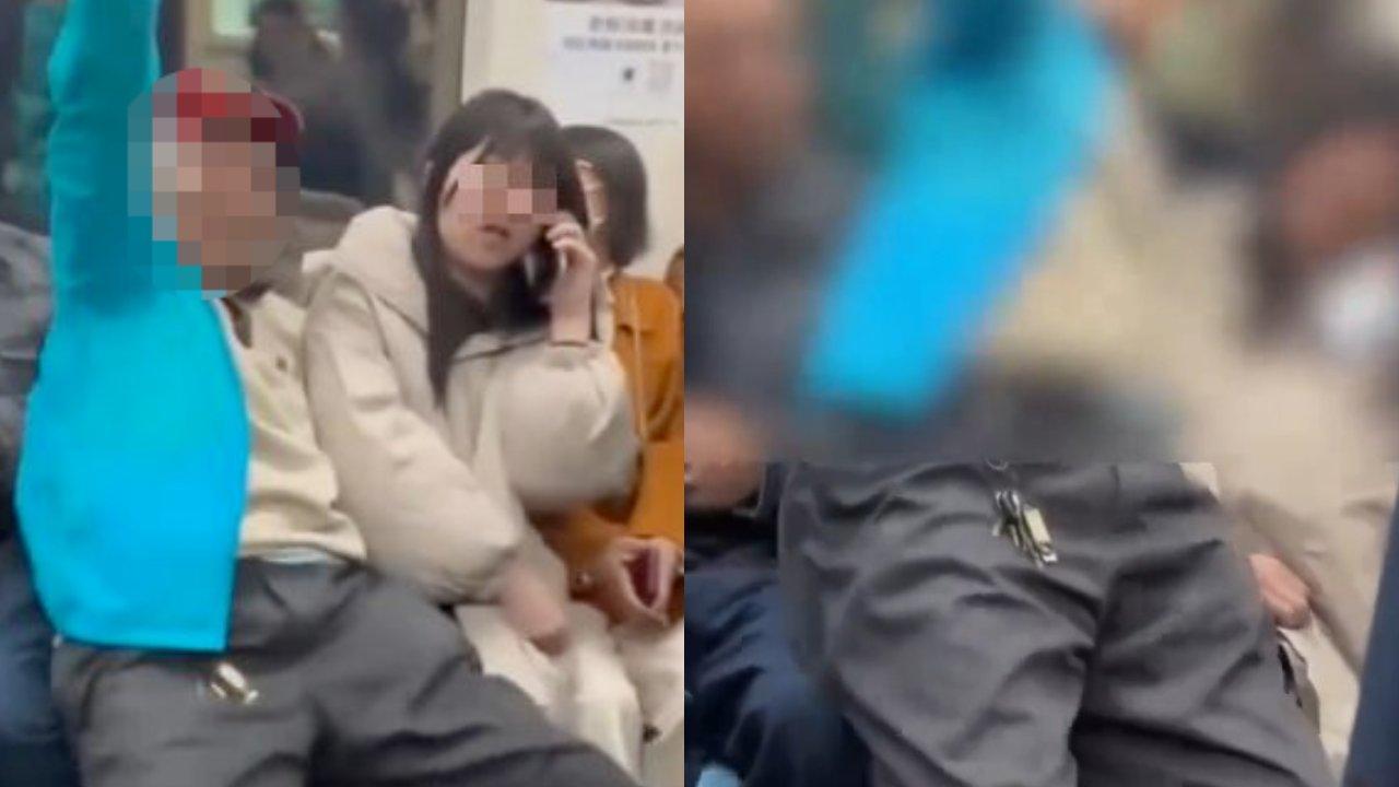 上海地鐵老人拒坐關愛座　強行坐在女乘客大腿