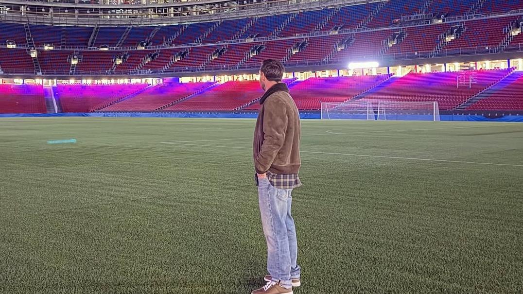 美斯重返巴塞隆拿的魯營球場。(IG)