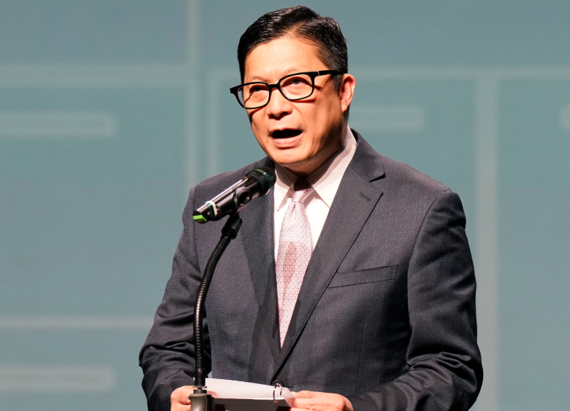 保安局局長鄧炳強 (中通社資料圖片)