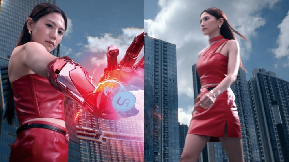 周秀娜化身Super Chrissie代言  挑戰動作戲施展港女十式