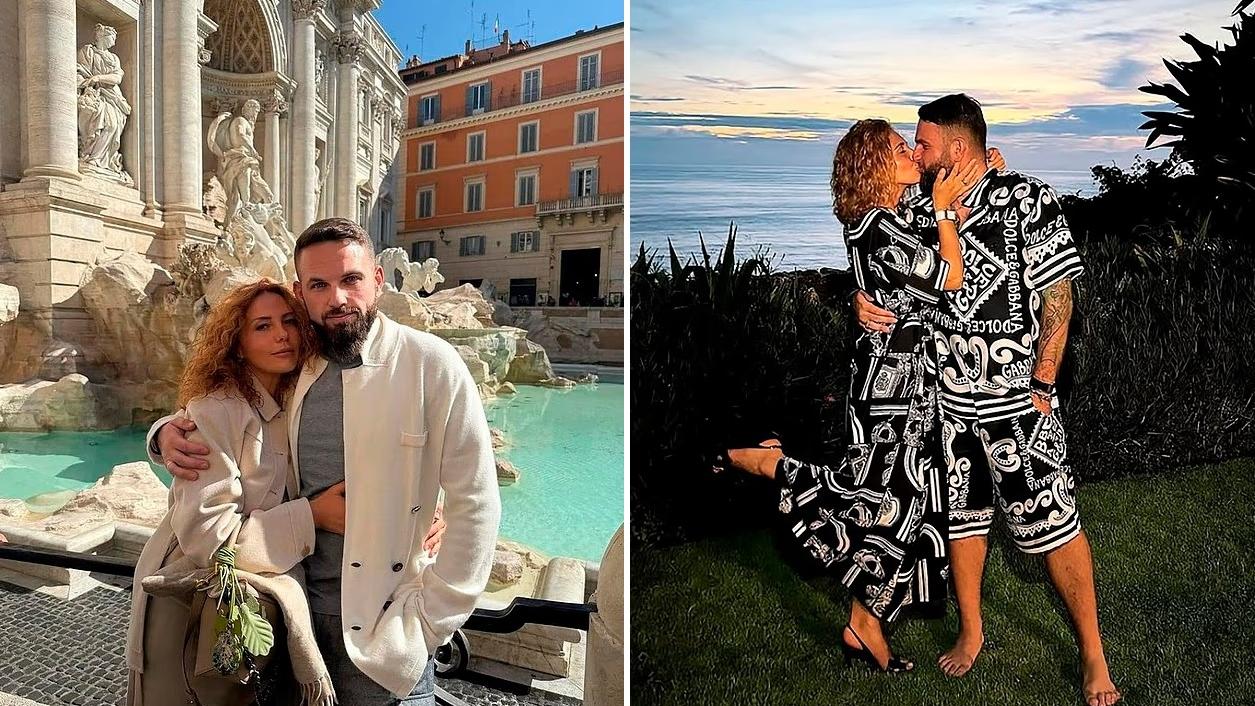 遇害的俄羅斯富豪諾瓦克與妻子安娜常在社交網分享富貴生活日常。(互聯網)