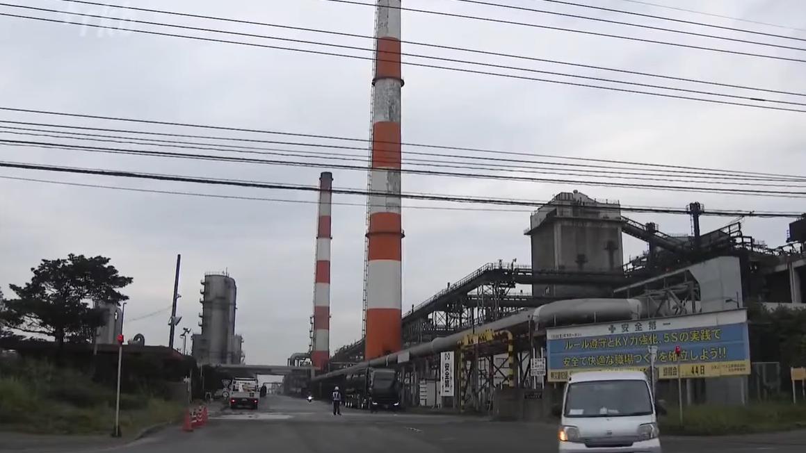 事發的北九州市若松區的「日本焦炭工業公司」工廠。(互聯網)