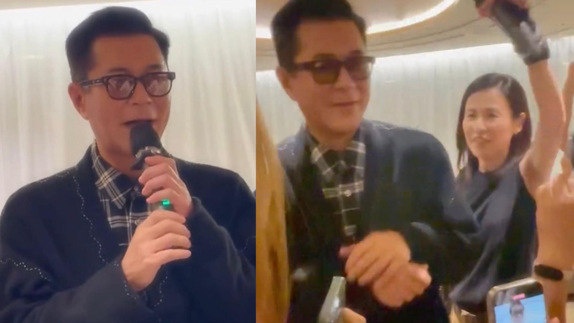 古天樂突入《巨塔之后》晚宴 high爆叫宣萱拎錢抽獎