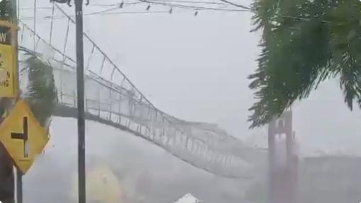 「鳳凰」挾帶強風暴雨逼近菲律賓。（圖／翻攝自X）