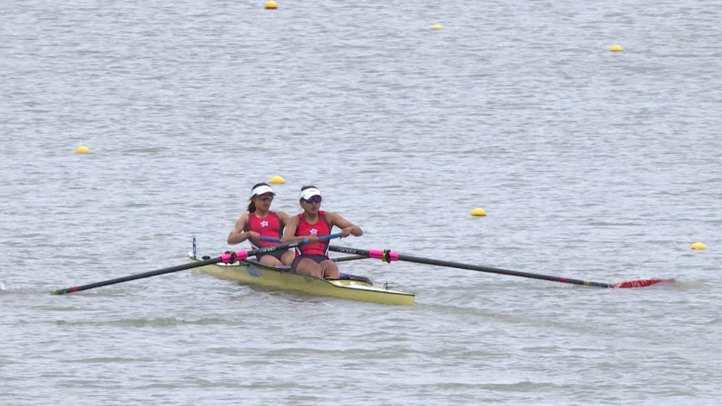 全運會｜女子雙人單槳決賽 香港隊黃湘儀/梁瓊允獲第6名