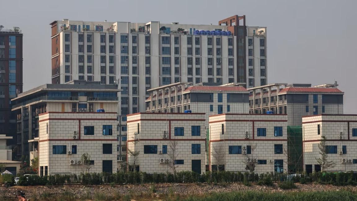 圖為位於泰緬邊境的水溝谷賭博及詐騙中心。(資料圖片)