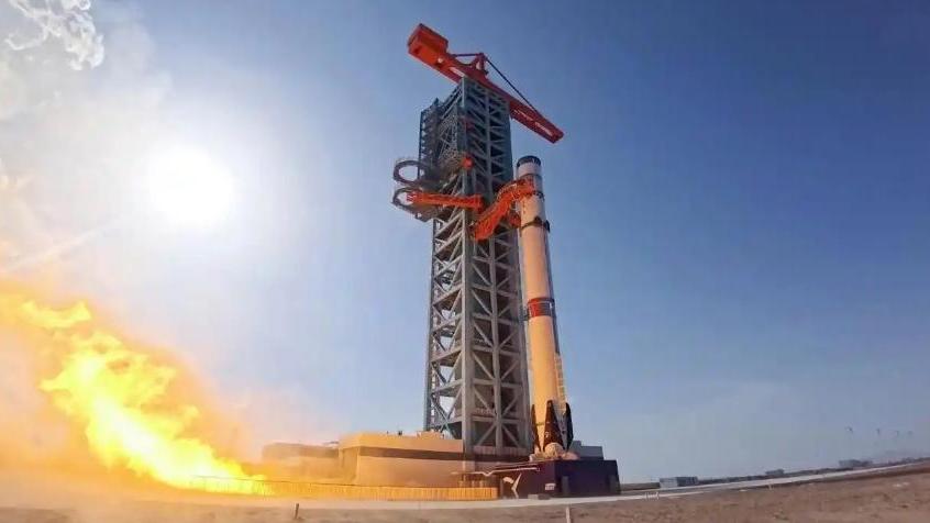 中國可回收火箭「朱雀三號」將於11月中下旬首飛。（圖／翻攝《觀察者網》）